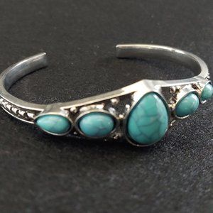 Turquoise Style Cuff Bracelet
